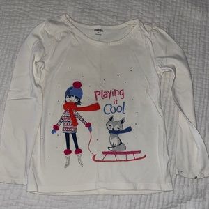 Long sleeve kids shirt